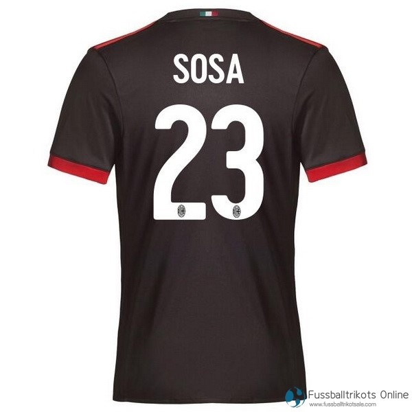 AC Milan Trikot Ausweich Sosa 2017-18 Fussballtrikots Günstig